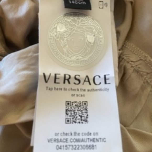 COPY - VERSACE Jungle Printed Silk Georgette Dress 100% Authentic - Picture 6 of 7